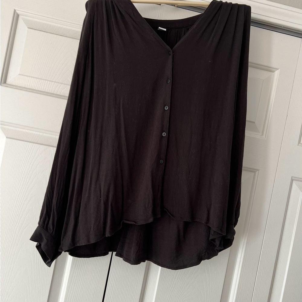 Old Navy Black High Low Skirt